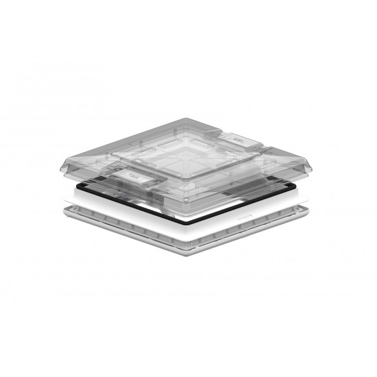 OBLO' VENT 50 X 50 CRYSTAL CON OSCURANTE E ZANZARIERA - FIAMMA