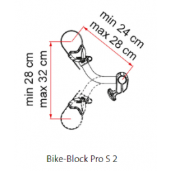 SISTEMA DI BLOCCAGGIO PER BICICLETTE BIKE BLOCK PRO S2 - FIAMMA