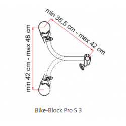 SISTEMA DI BLOCCAGGIO PER BICICLETTE BIKE BLOCK PRO S3 - FIAMMA