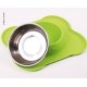 CIOTOLA PER CANI IN ACCIAIO INOX CON BASE IN SILICONE - CAMP4