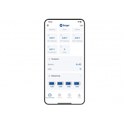 Batteria al Litio Berger LiFePO4 120 Ah 12 V con Bluetooth