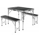 Set tavolo pieghevole con 2 panche “Picknick” - Soluzione compatta per campeggio