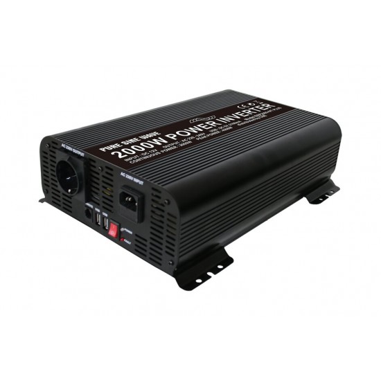 Inverter Onda Pura 2000 W 12 V → 230 V con funzione IVT – ERP2000 Plus - per camper e van