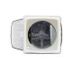 Oblò Ventilato Plus Fan Nero 40 x 40 con Oscurante integrato, Led e Telecomando