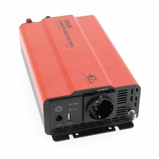 Inverter Eza Onda Pura 500 Watt 12 V → 230 V per Camper