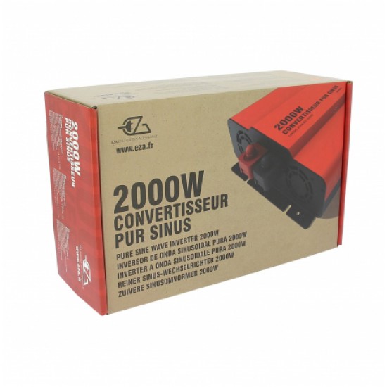 Inverter Eza Onda Pura 2000 Watt 12 V → 230 V per Camper
