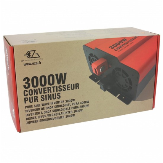 Inverter Eza Onda Pura 3000 Watt 12 V → 230 V per Camper