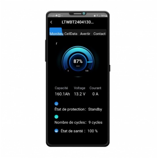 Batteria al Litio KL5 LIFEPO4 300Ah Bluetooth Sotto Sedile Riscaldata