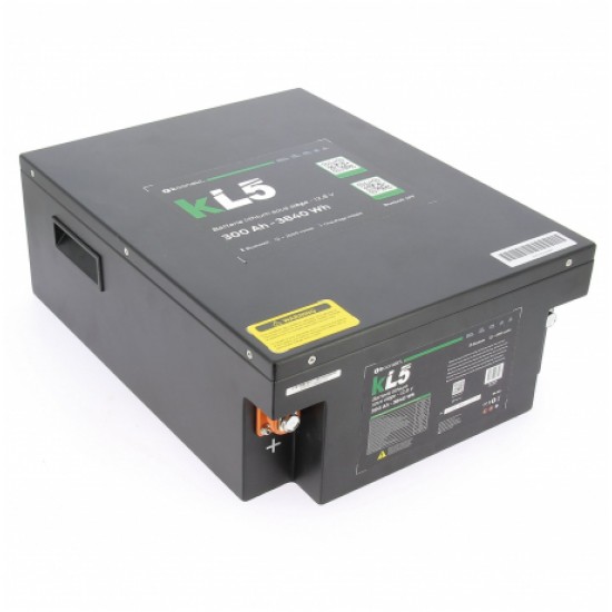 Batteria al Litio KL5 LIFEPO4 300Ah Bluetooth Sotto Sedile Riscaldata