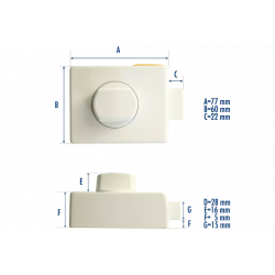 Serratura Aggiuntiva Heosafe per Porte d’Ingresso e Sportelli