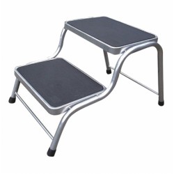 Gradino Doppio in Acciaio per Camper e Roulotte