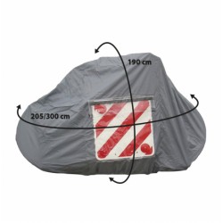 Copertura Impermeabile per Portabici Posteriore Camper 4 Biciclette
