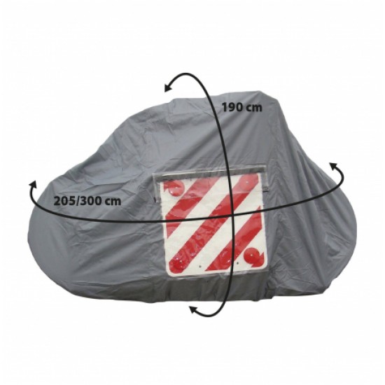 Copertura Impermeabile per Portabici Posteriore Camper 4 Biciclette