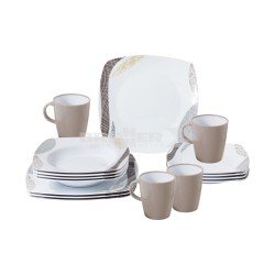 SET DI PIATTI 16 PZ KHADI - BRUNNER