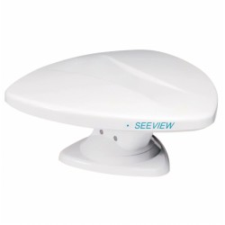 Antenna TV Omnidirezionale 360° Seeview Dvb-T HD DAB con Amplificatore 12/24V