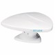 Antenna TV Omnidirezionale 360° Seeview Dvb-T HD DAB con Amplificatore 12/24V