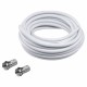 Antenna TV Omnidirezionale 360° Seeview Dvb-T HD DAB con Amplificatore 12/24V