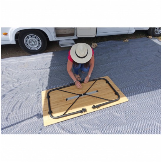 Tavolo Campeggio Agora Pieghevole in Bambù e Alluminio 4 Persone