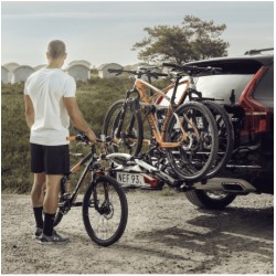 Portabiciclette ribaltabile VeloCompact 13PIN 2 biciclette
