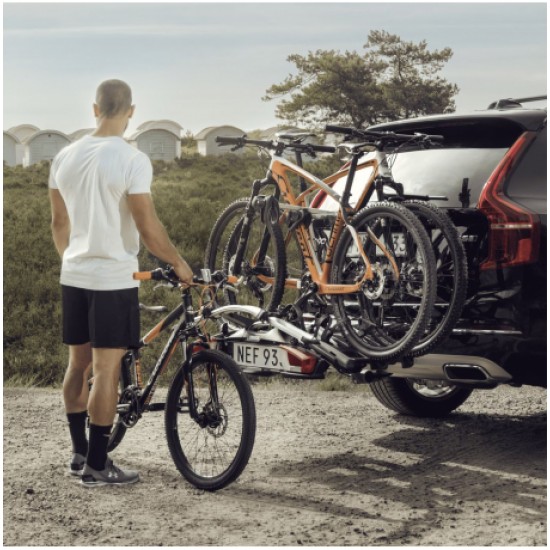 Portabiciclette ribaltabile VeloCompact 13PIN 2 biciclette