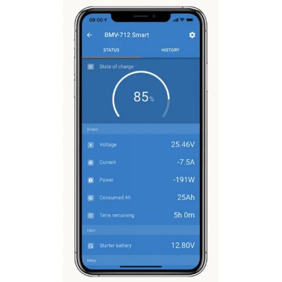 Victron BMV-712 Smart Monitor Batteria Bluetooth – Display LCD con Shunt 500A