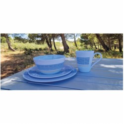 Set Stoviglie 12 Pezzi in Melamina Olympia