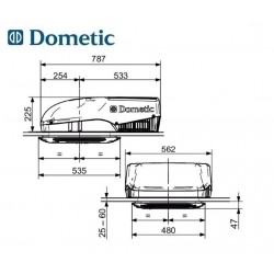 Condizionatore Dometic Freshjet 1700