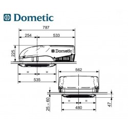 CONDIZIONATORE FRESHJET 1700 - DOMETIC