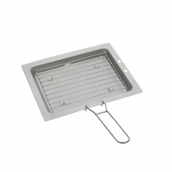 Fornello a Gas INCASA 2 Fuochi con Grill/Tostapane Integrato