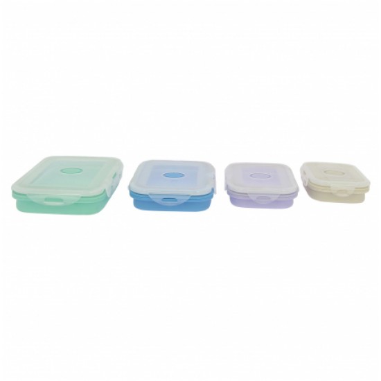 Contenitori Alimenti / Tupperware Pieghevoli Silicone pezzi 4