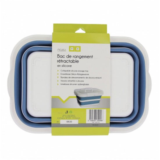 Cestino Portaoggetti Retrattile con Coperchio Camper