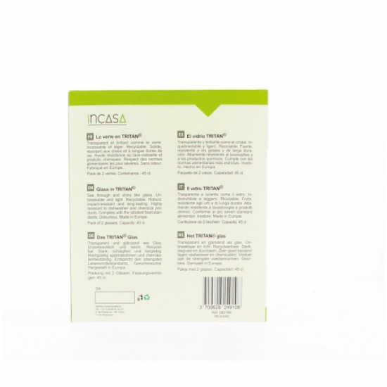 Set Calici da Vino 2 pezzi Tritan 45 cl Infrangibili