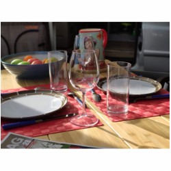 Set Calici da Vino 6 pezzi Tritan 22 cl Infrangibili