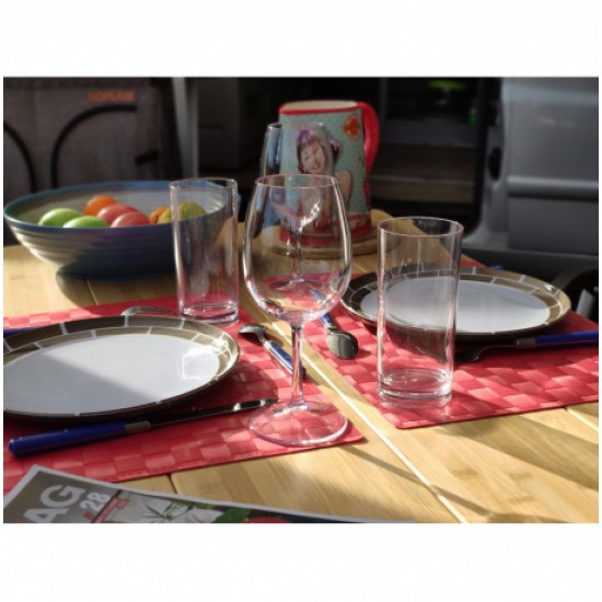 Set Calici da Vino 6 pezzi Tritan 22 cl Infrangibili