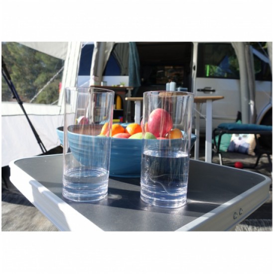 Set Bicchieri Acqua/Drink 2 pezzi LongTritan 33 cl Infrangibili