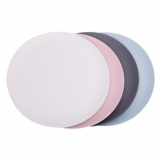 Set Piatti Piani 4 pezzi in PLA 25 cm Ecologici