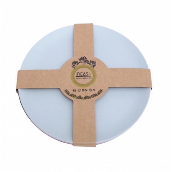 Set Piatti Piani 4 pezzi in PLA 25 cm Ecologici