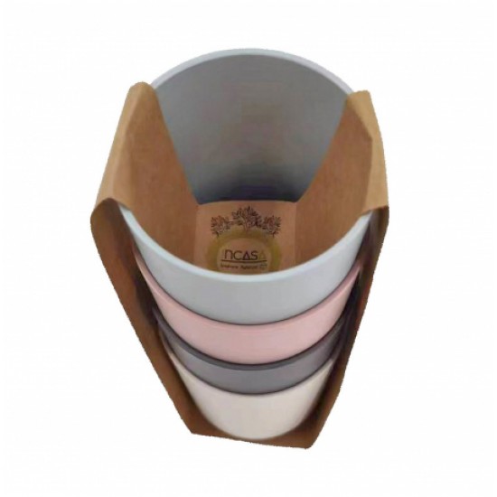 Set Tazze 4 pezzi in PLA 280 ml Ecologiche