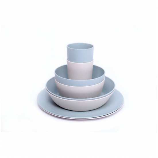 Set Stoviglie Ecologiche PLA 8 Pezzi per 2 Persone