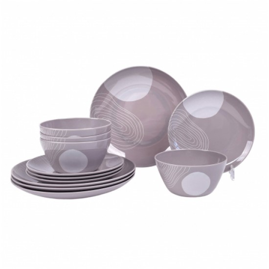 Set Stoviglie 12 Pezzi in Melamina Harmony