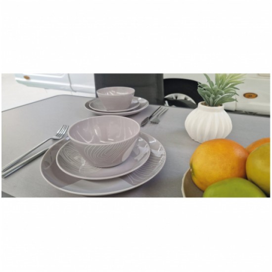 Set Stoviglie 12 Pezzi in Melamina Harmony