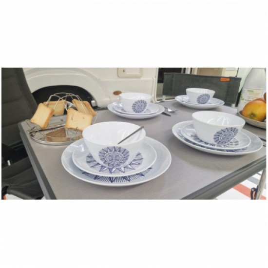 Set Stoviglie 12 Pezzi in Melamina Cardinal