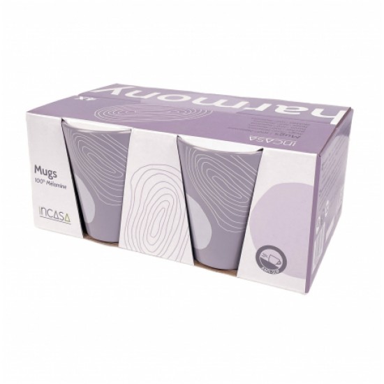 Set Tazze 4 Pezzi in Melamina Harmony