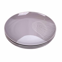 Set di Piatti 4 Pezzi in Melamina Harmony