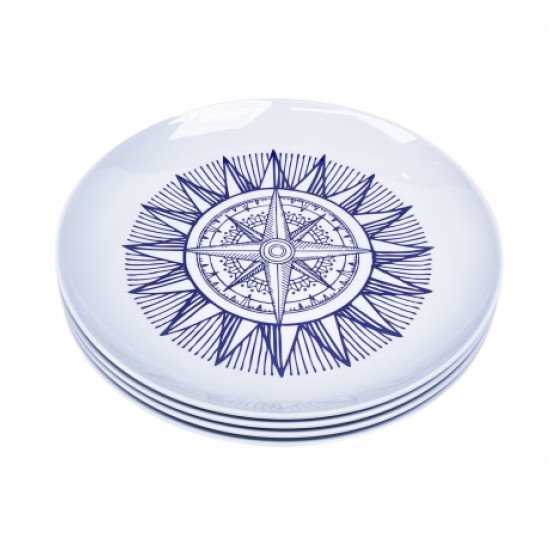 Set Piatti 4 Pezzi in Melamina Cardinal