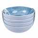 Set Ciotole 4 Pezzi in Melamina Céleste Camper e Campeggio
