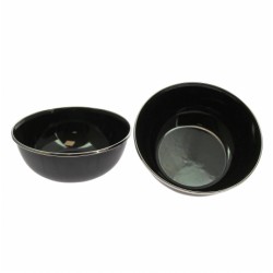 Set Ciotole Acciaio Smaltato 2 Pezzi 14,5 cm