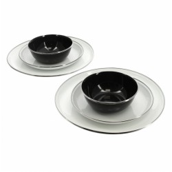 Set Stoviglie Acciaio Smaltato 6 Pezzi