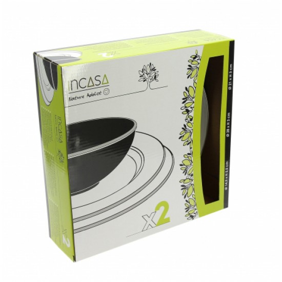 Set Stoviglie Acciaio Smaltato 6 Pezzi