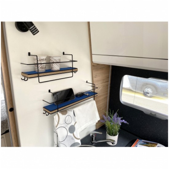 Tappetino Antiscivolo Blu Multiuso Camper